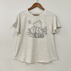 Disney Winnie The Pooh Piglet Women’s Crewneck Graphic Tee T-Shirt Size XL
